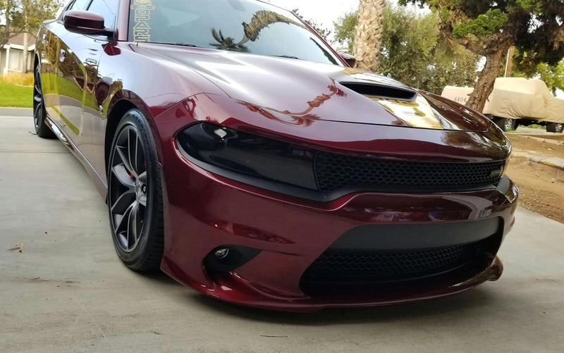 LZLRUN Extra-Wide Headlight Taillight Vinyl Tint Wrap 16 Inch x 60 Inch Roll Self Adhesive Fog Light Film Sheet Sticker Cover (Black) - Image 3